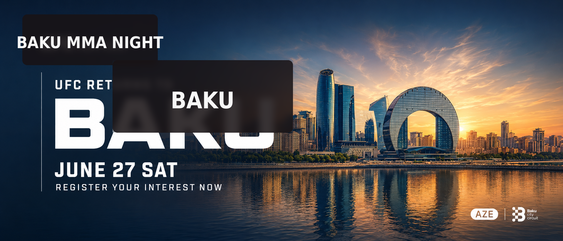 Гид посетителя на UFC Baku