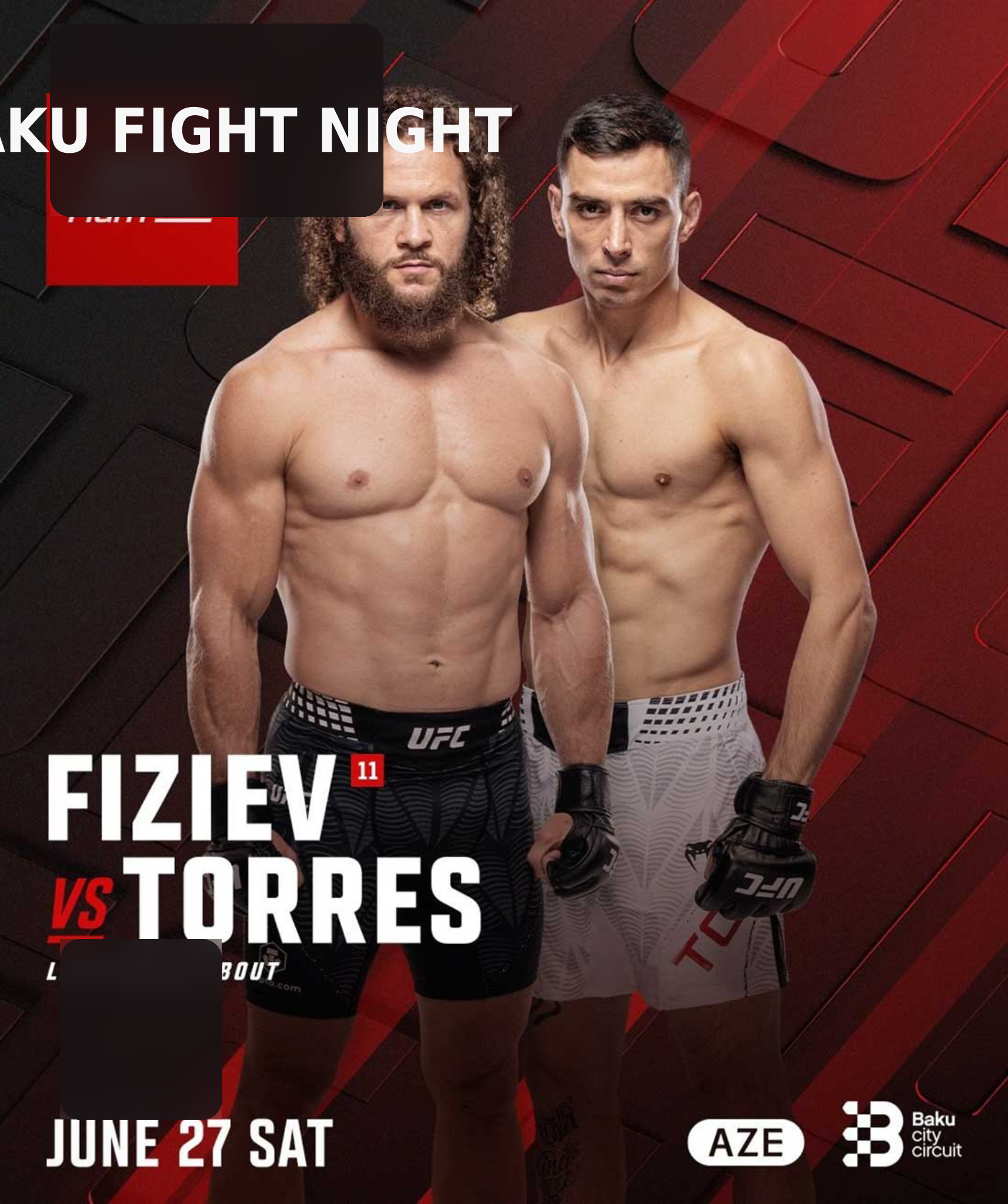 UFC Baku 2026: Физиев vs Торрес